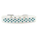 Unconditional Love Sprinkles Southwest Turquoise Pearls Dog CollarWhite Size 16 UN784135